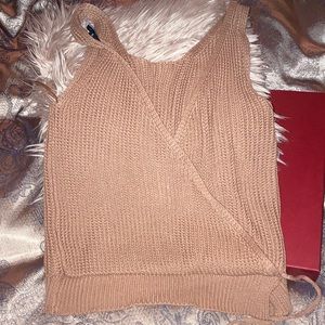 Knit sweater vest